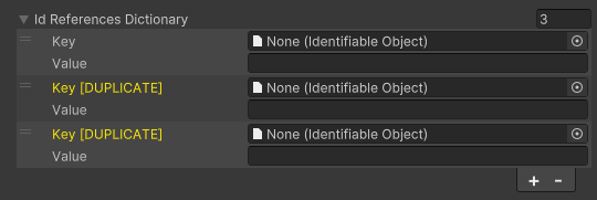 ID References Dictionary Inspector